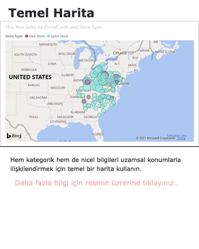 Power BI Temel Harita Grafiği